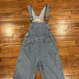 Abercrombie & Fitch Blue Denim Overalls